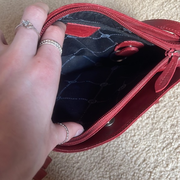 Derek Alexander Red Y2K Leather Purse - Picture 8 of 13